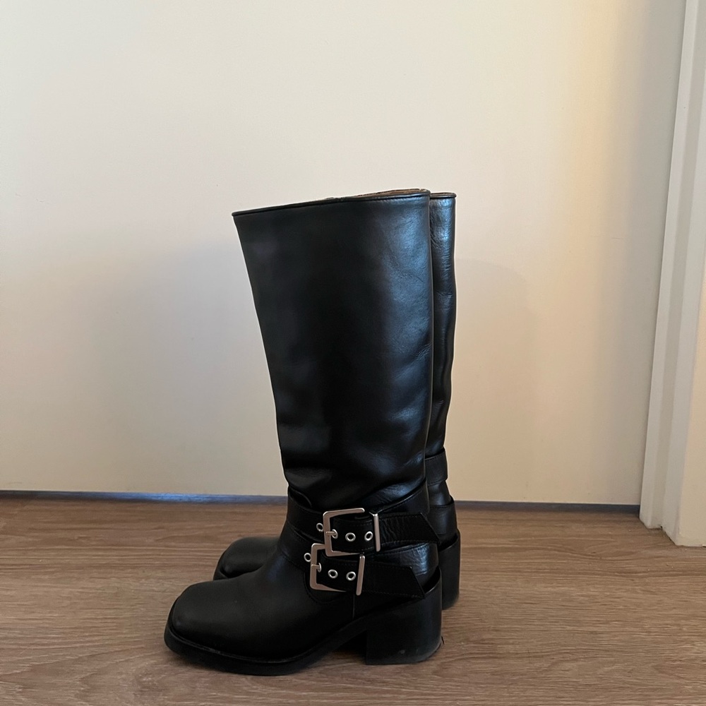 & other stories leather boots size 5